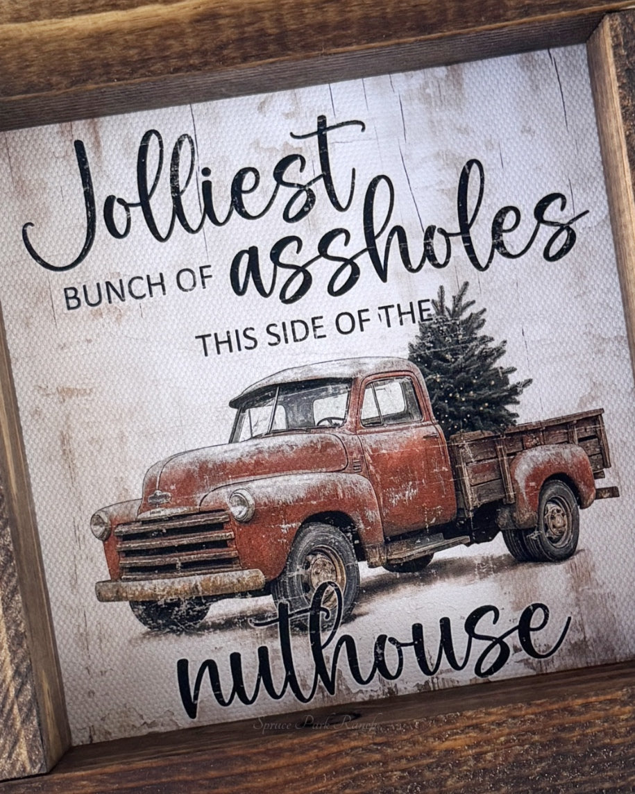 Jolliest Bunch Canvas Print