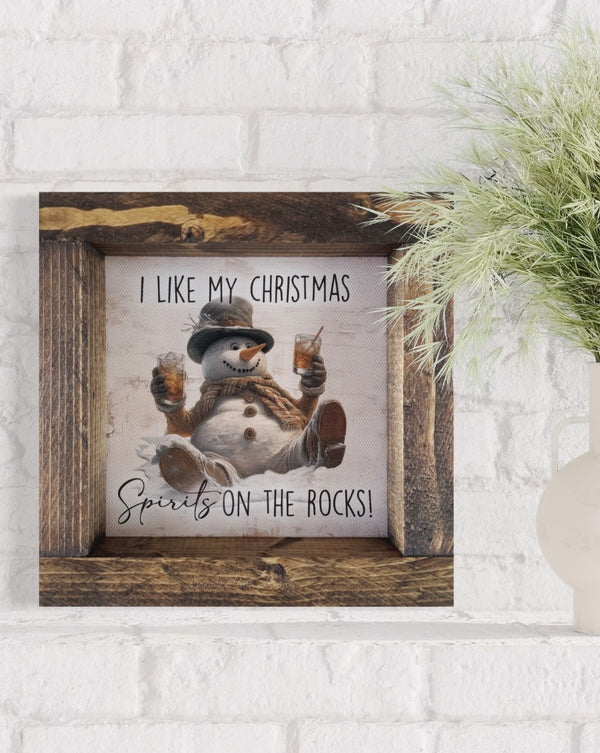 On the Rocks Canvas Print