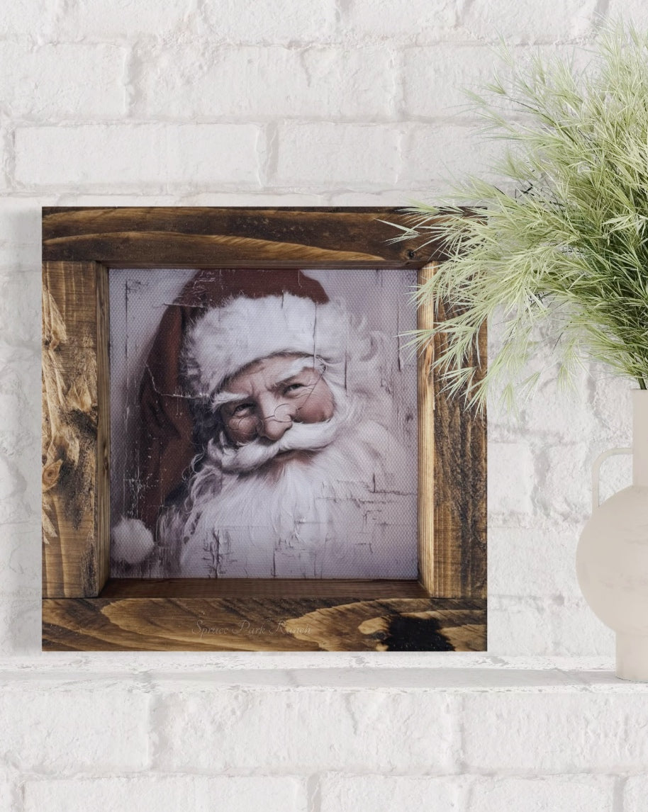 Timeless Claus Canvas Print