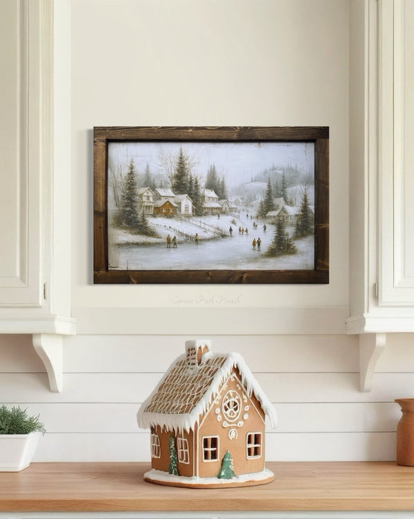 Skaters of Pine Hill Canvas Print