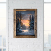 Sunset Pinescape Canvas Print