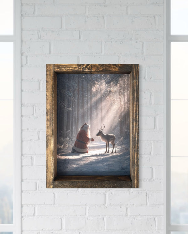 Sacred Meeting Canvas Print