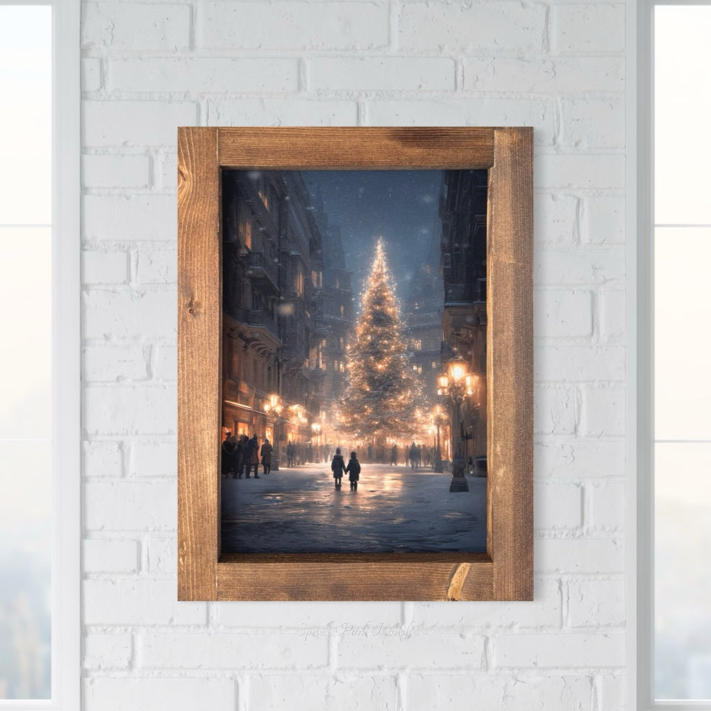 Starlit Square Canvas Print