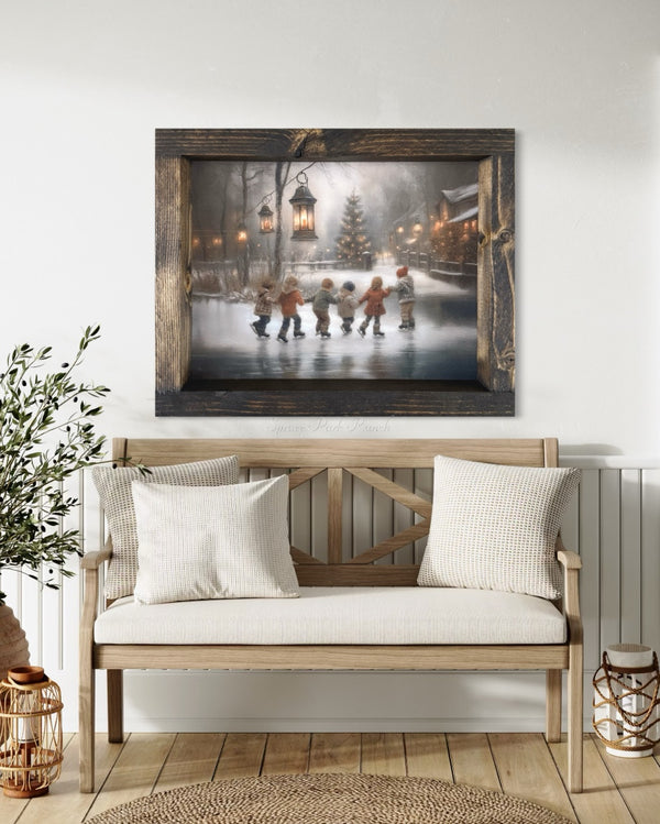 Frosted Playtime Canvas Print