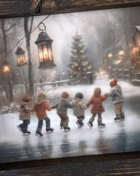 Frosted Playtime Canvas Print
