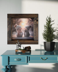 Frostlight Friends Canvas Print