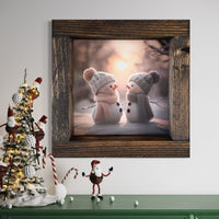 Frostlight Friends Canvas Print
