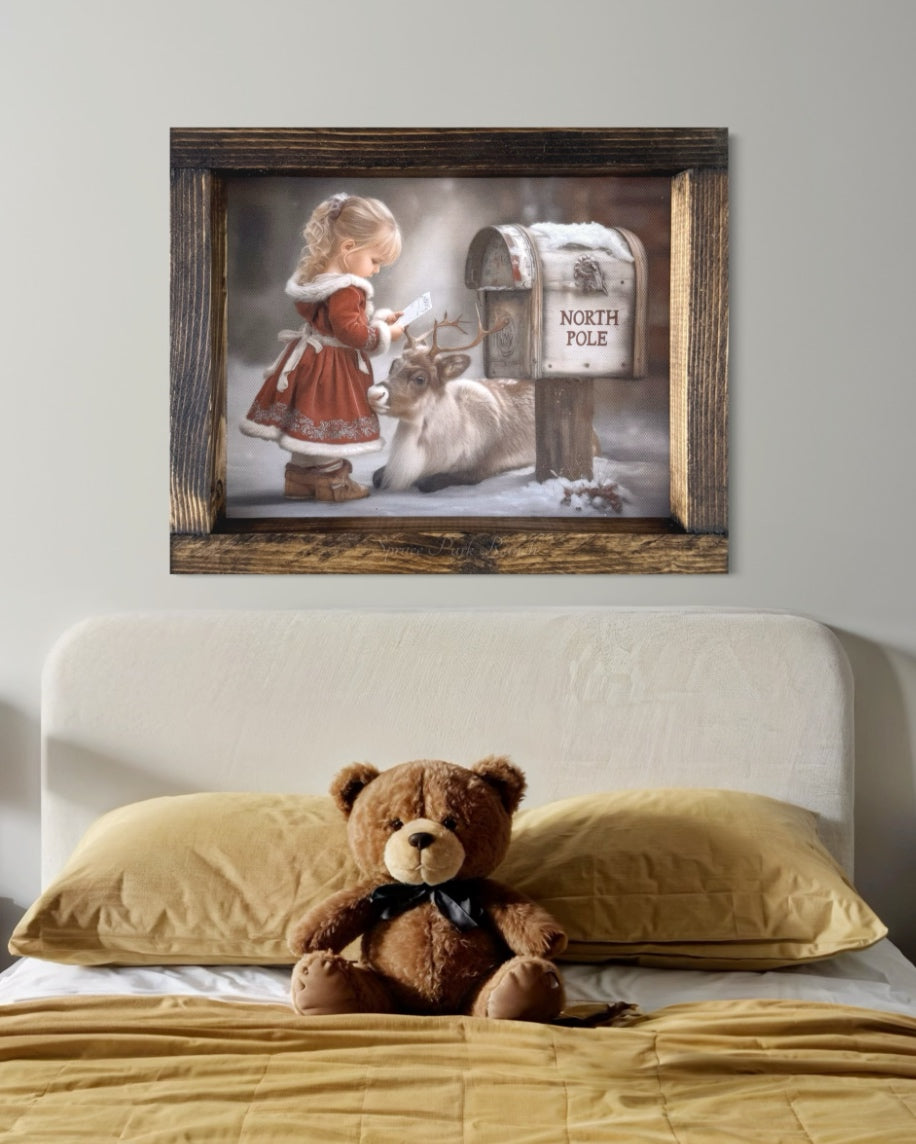 Reindeer Helper Canvas Print