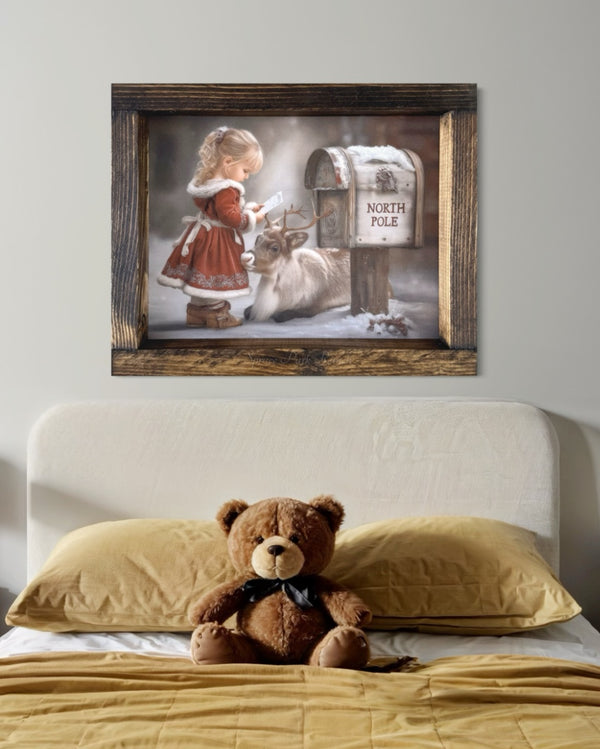 Reindeer Helper Canvas Print