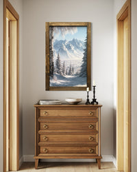 Winter's Divide Canvas Print