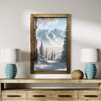 Winter's Divide Canvas Print