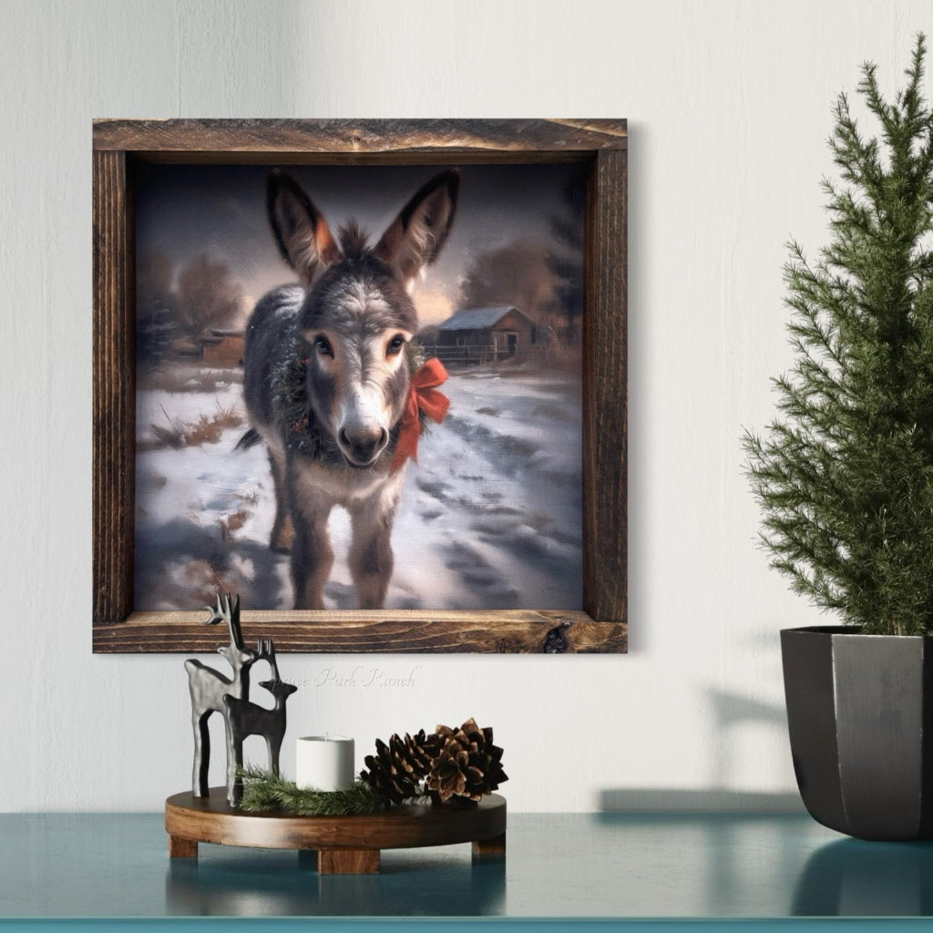 Wreathed Wonder Canvas Print