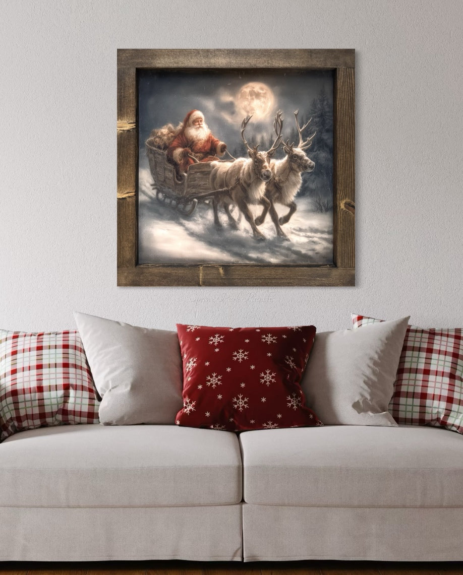 Sleighbound Glow Canvas Print