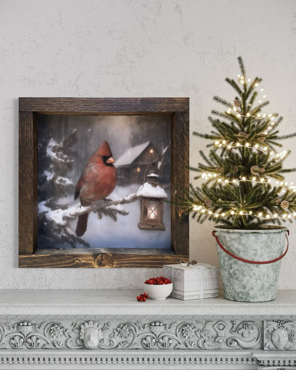 Winter Flame Canvas Print