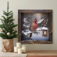 Winter Flame Canvas Print