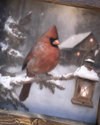 Winter Flame Canvas Print