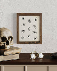 Spider Wood Sign