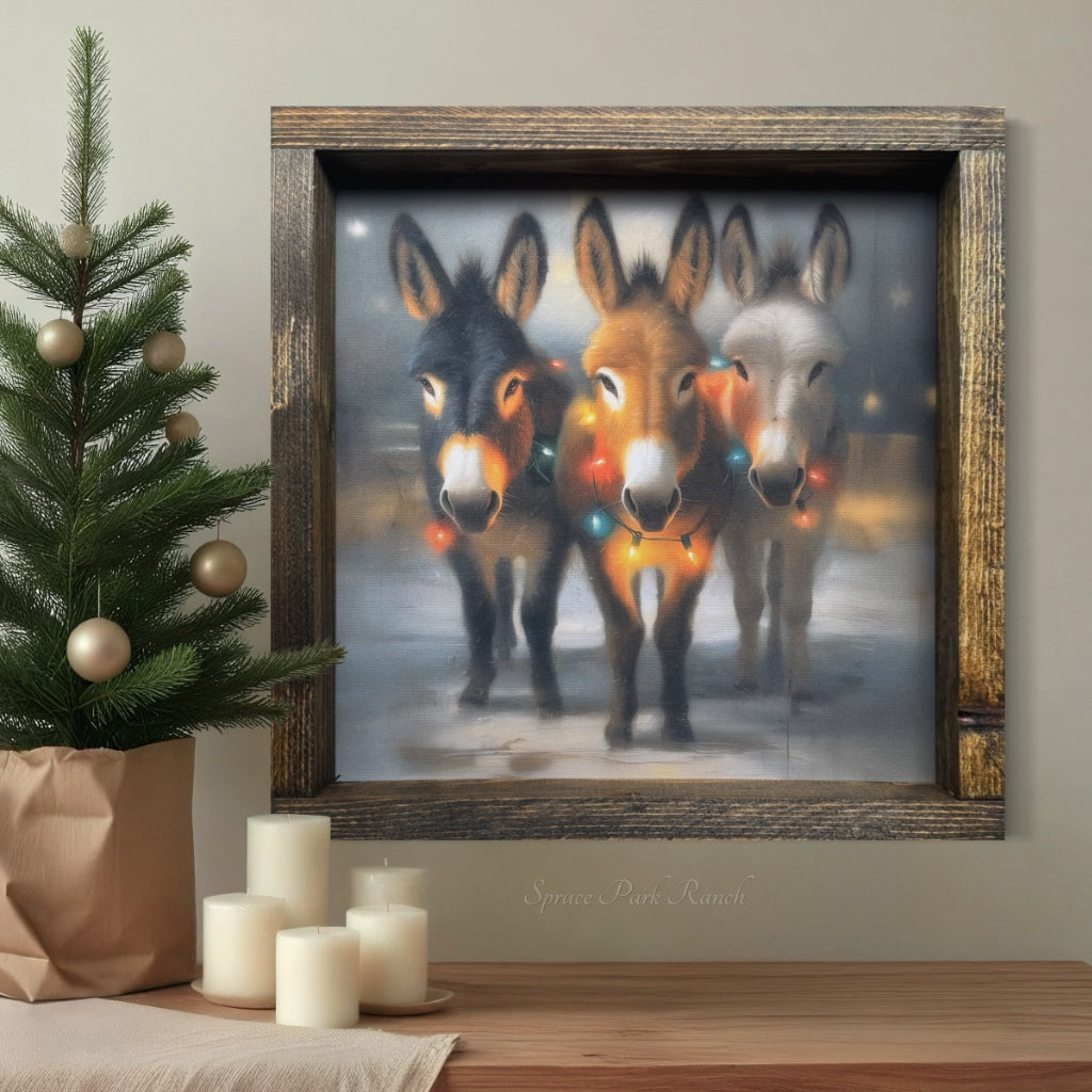 Merry Little Travelers Canvas Print