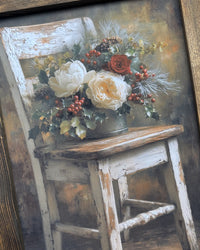 Holiday Seat Canvas Print