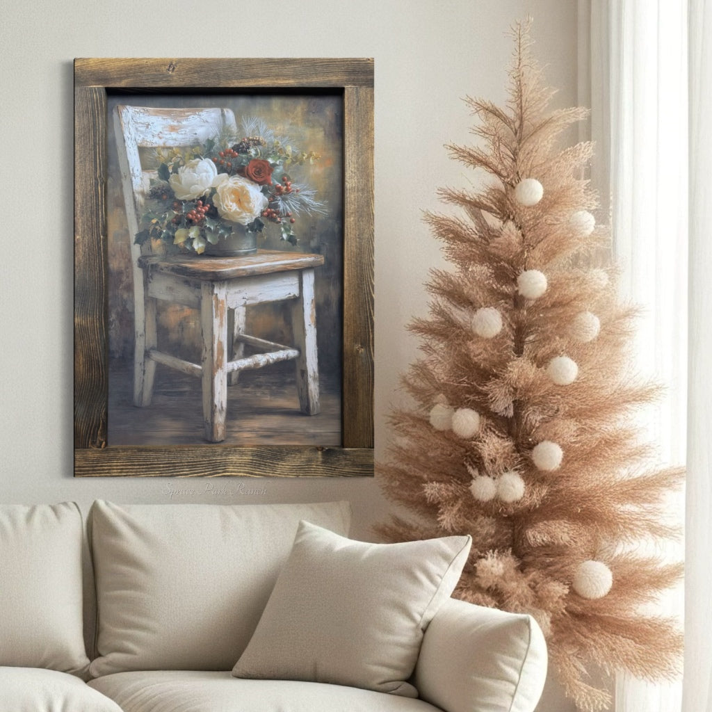 Holiday Seat Canvas Print