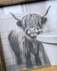 Morning Moo-time Canvas Print