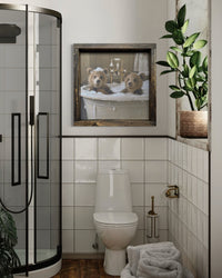 Scrubbed and Snuggly Canvas Print