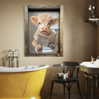 Pardon My Moo-ment Canvas Print