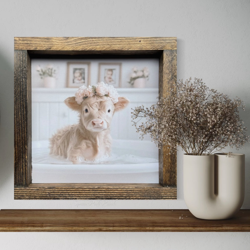 Bloom and Bathe Canvas Print