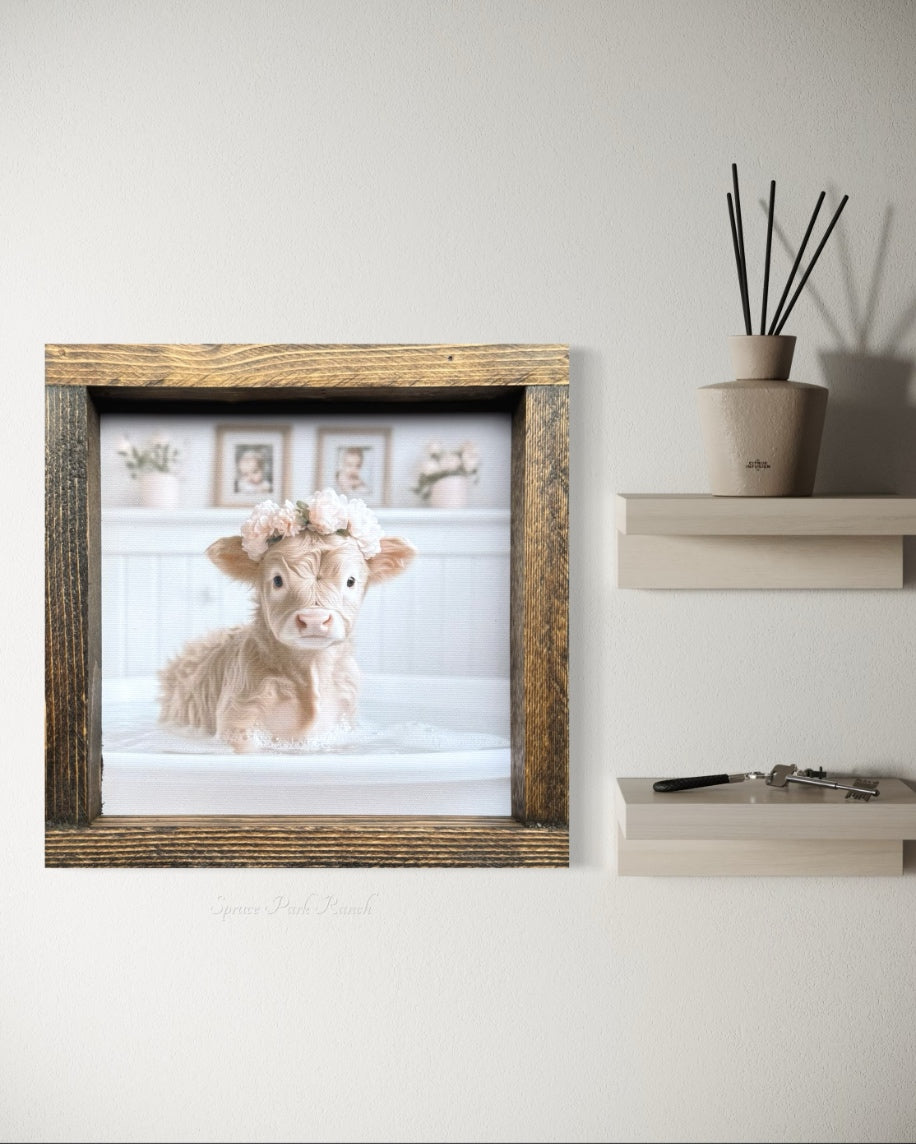 Bloom and Bathe Canvas Print