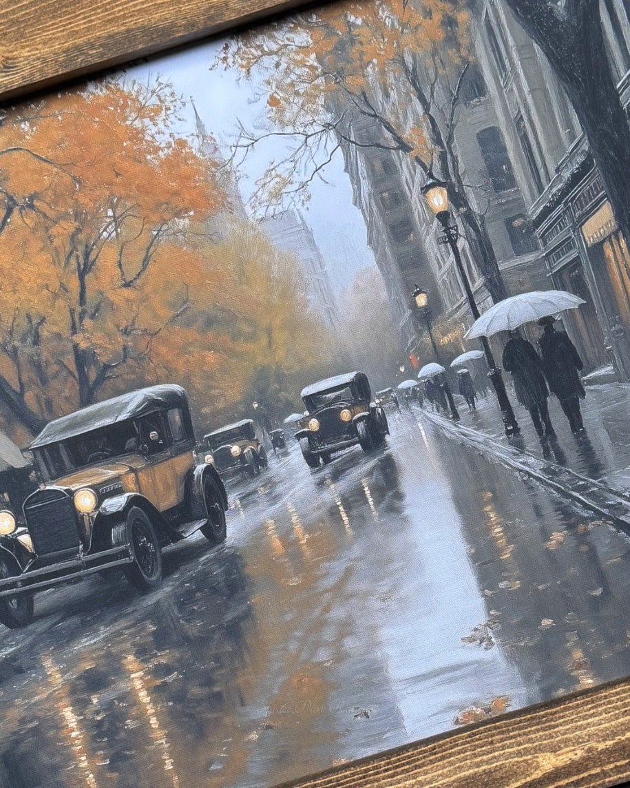 Scenic Lanternlit Avenue Canvas Print