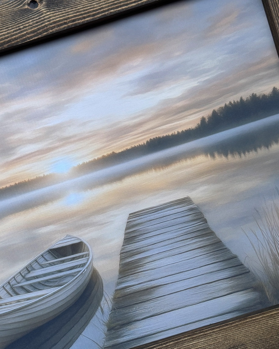 Where the Day Begins Canvas Print