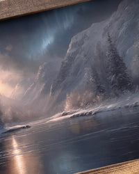 Reflections of Winterlight Canvas Print