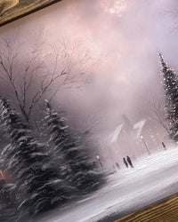 Under the Churchlight Sky Canvas Print