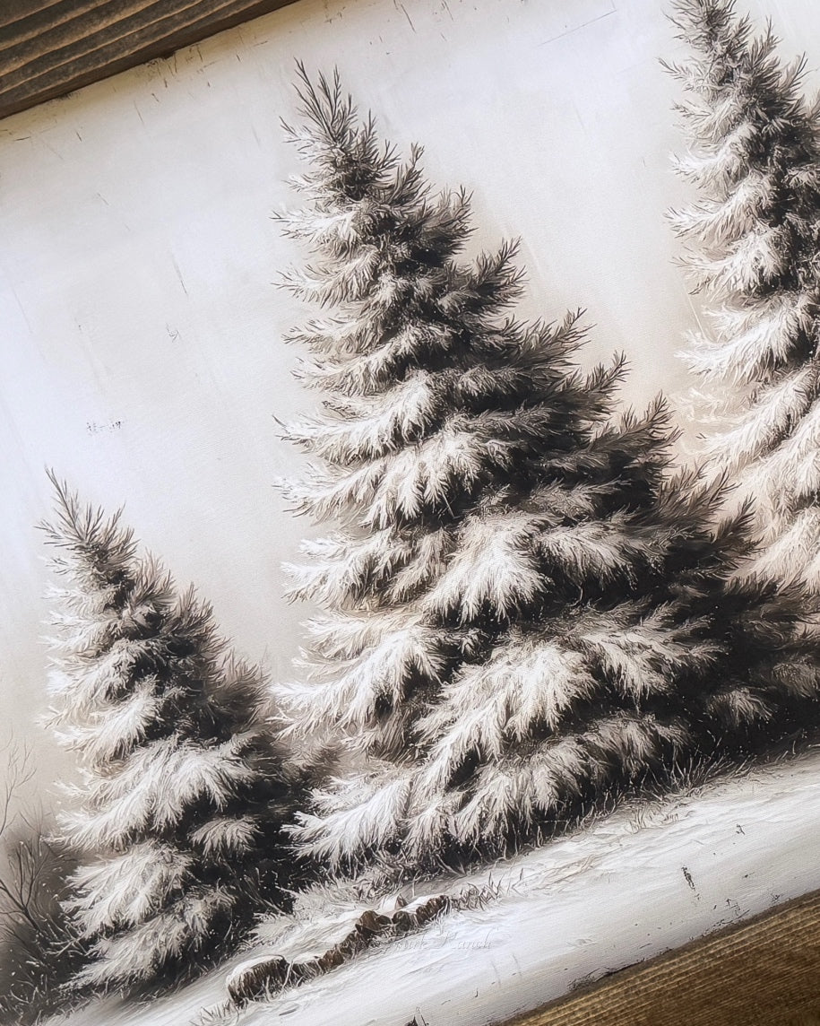 Trio of Stillness Canvas Print