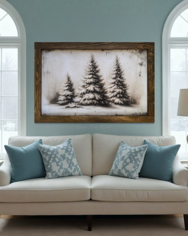 Trio of Stillness Canvas Print