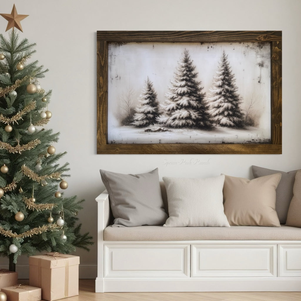 Trio of Stillness Canvas Print