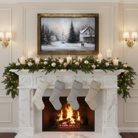 Evening in Snowfall Canvas Print