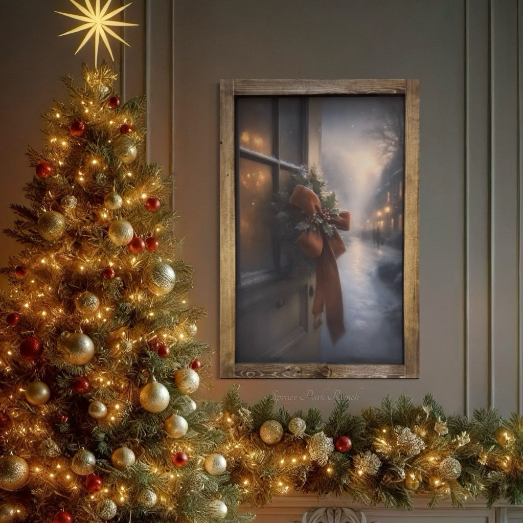 At the Edge of December Canvas Print