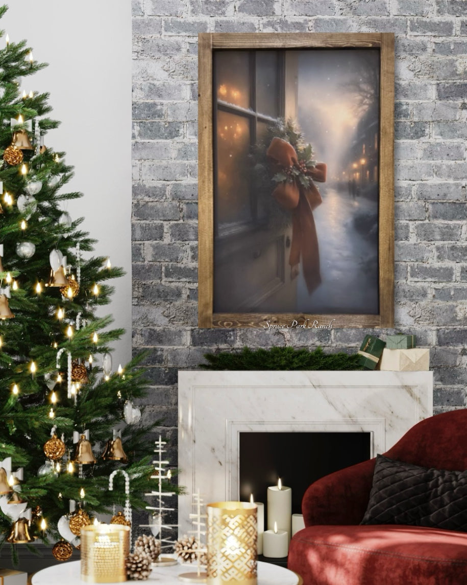 At the Edge of December Canvas Print