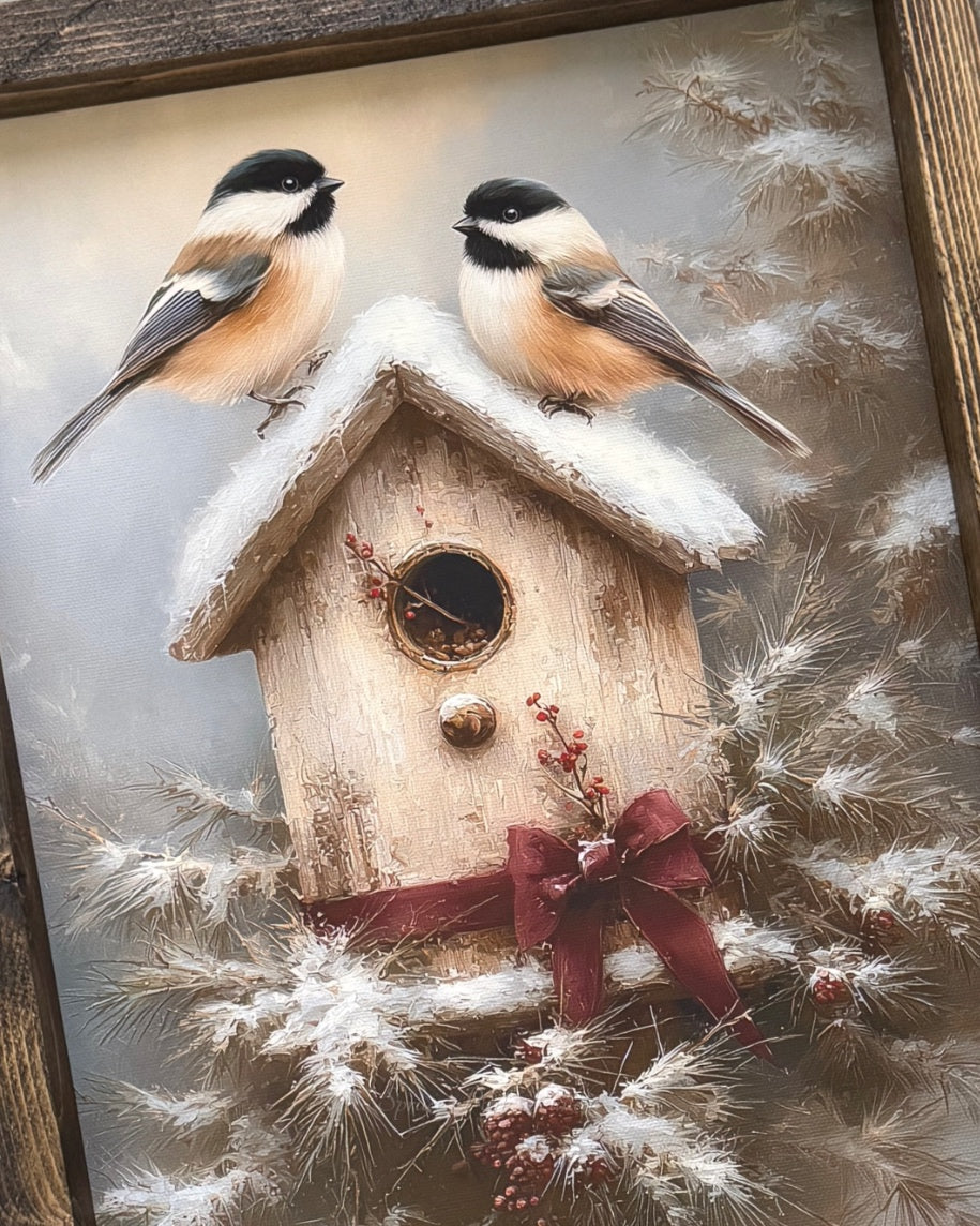 Under Winter's Wing Canvas Print