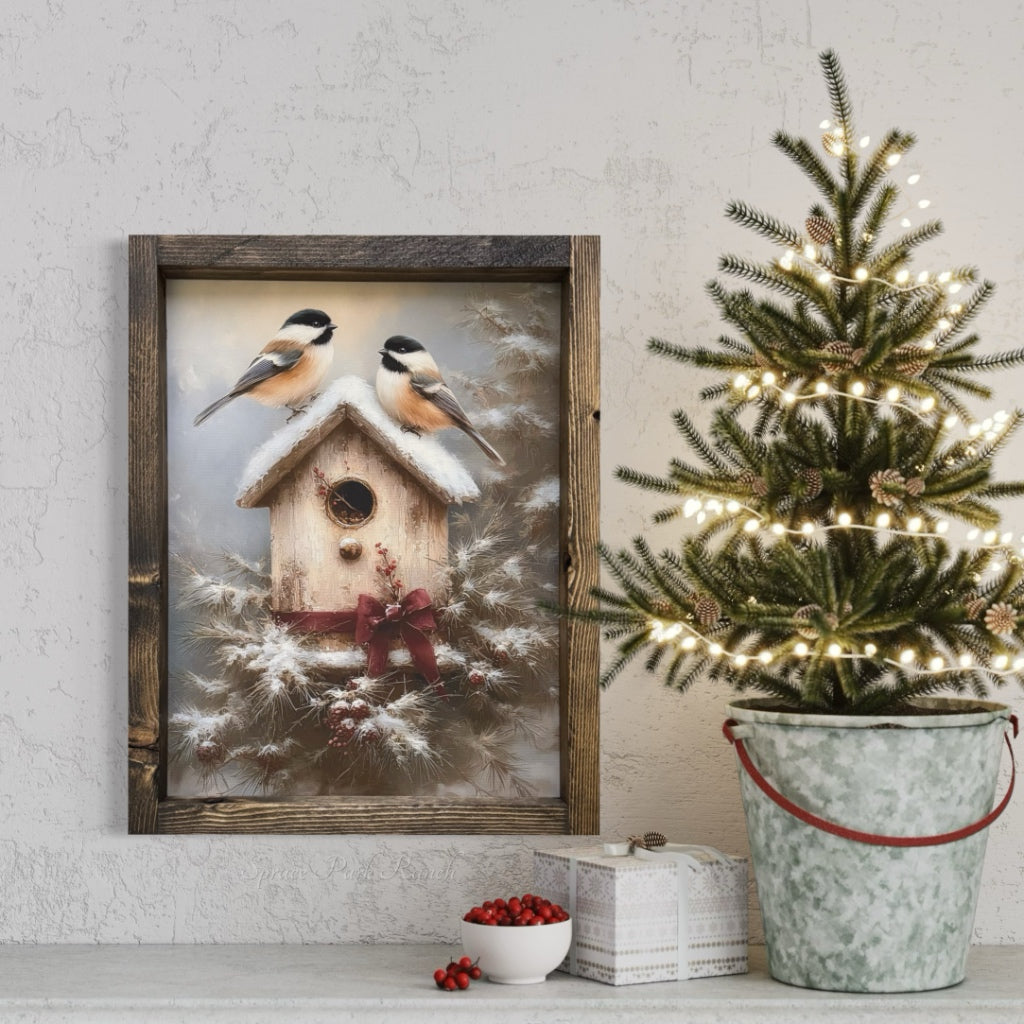 Under Winter's Wing Canvas Print