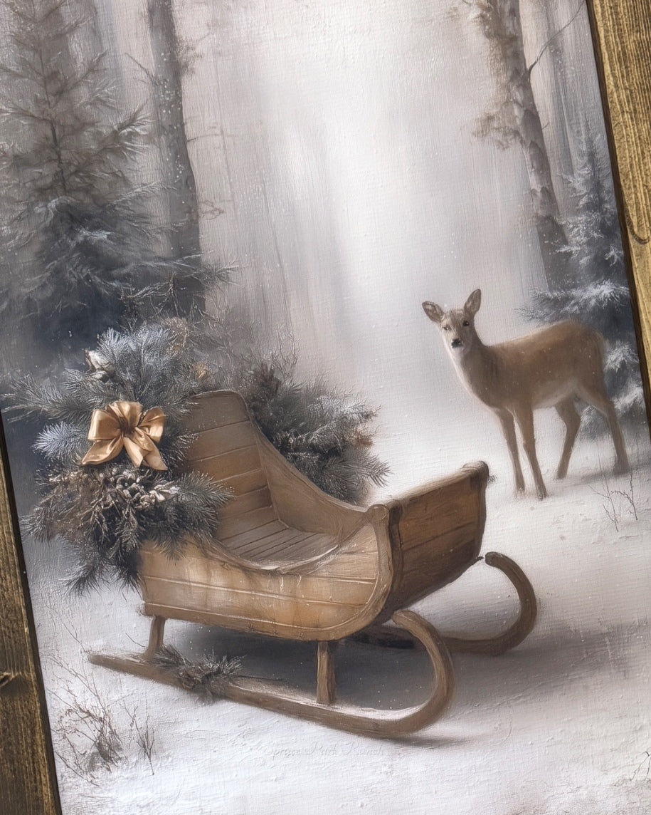 Presence in Pine Canvas Print