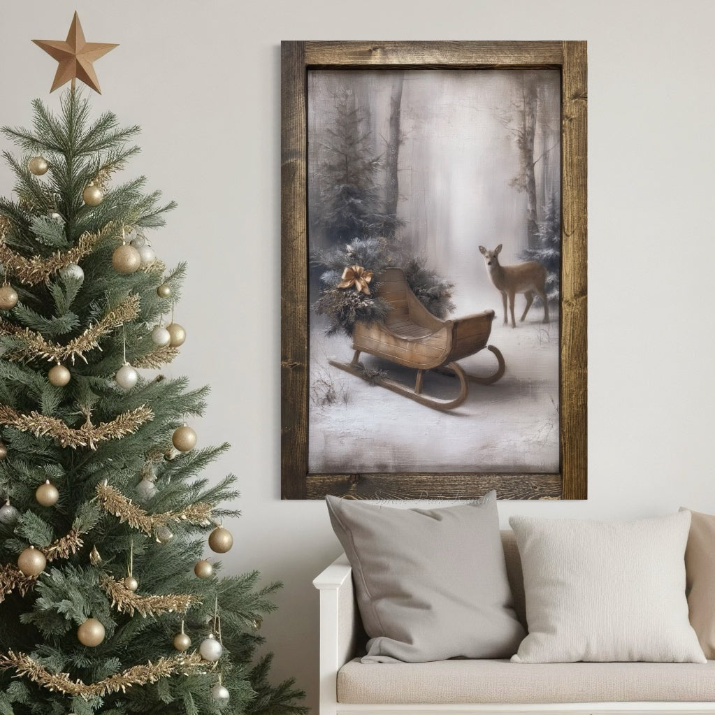 Presence in Pine Canvas Print