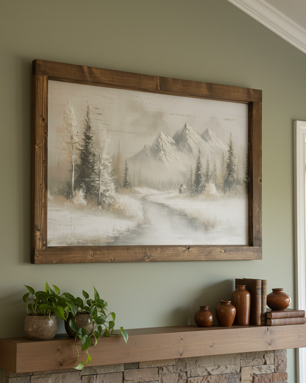 Blanket of Still Canvas Print