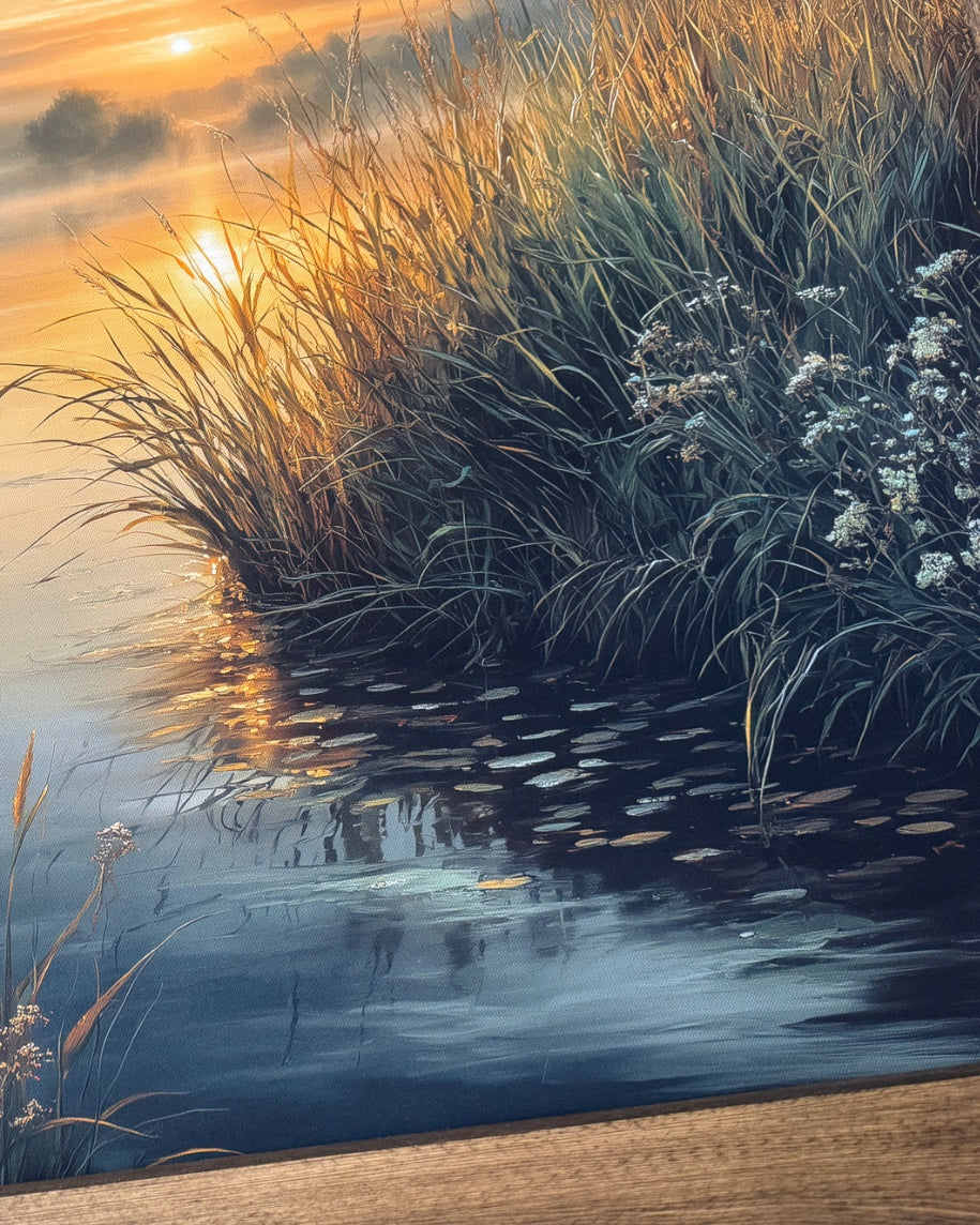 Time, Standing Easy Canvas Print