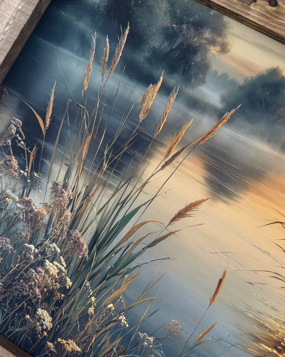 Time, Standing Easy Canvas Print