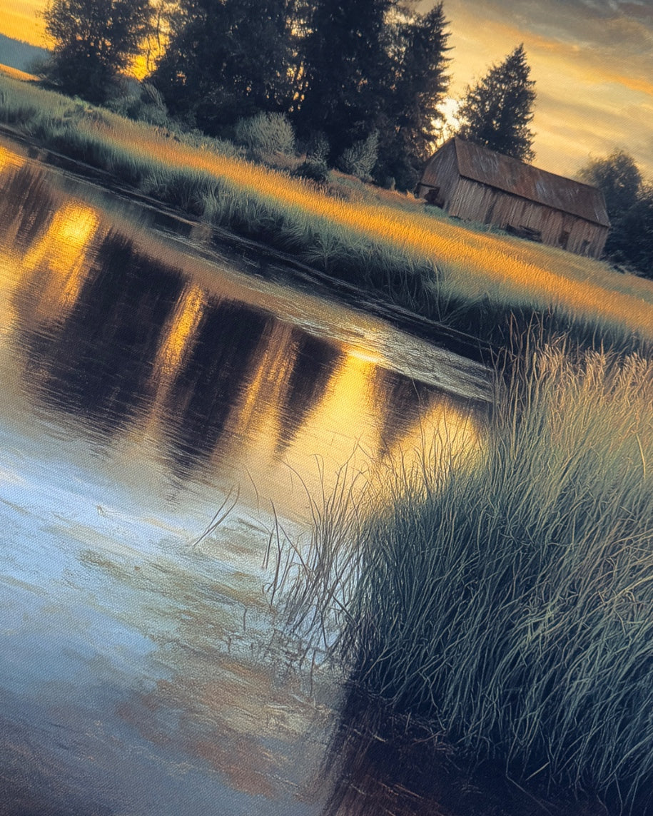 Where Light Settles Canvas Print