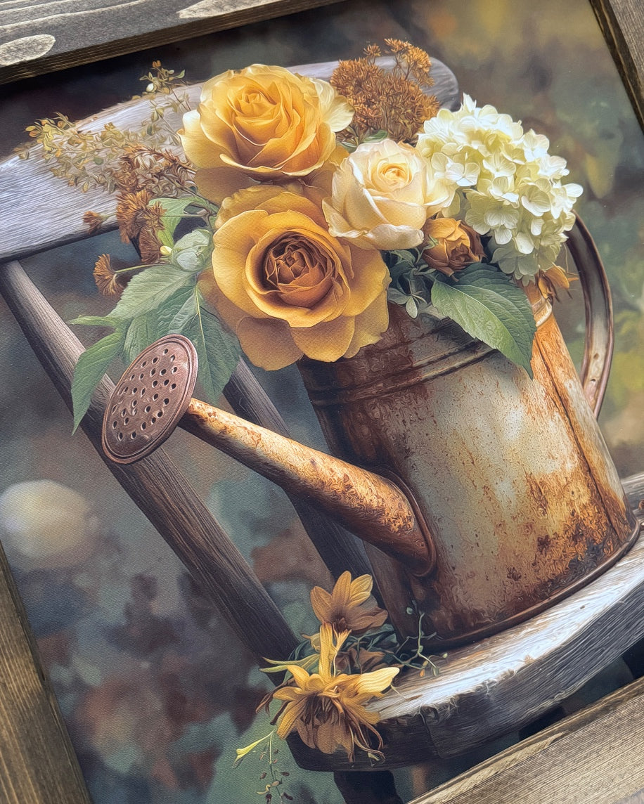 Soft Garden Ritual Canvas Print