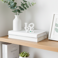 Love Cutout Sitter With Shamrock