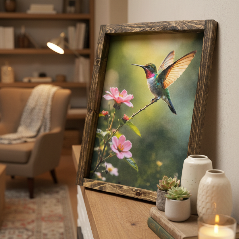 Hovering Grace Canvas Print Exclusive